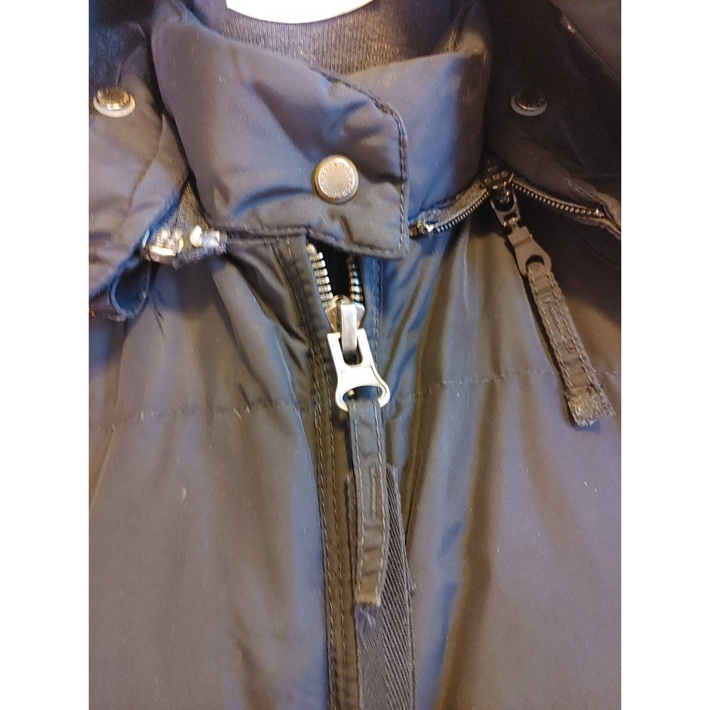 Parajumpers Masterpiece Series Womens Parka Hooded Coat Size M‎ Black Vintage - Picture 7 of 16